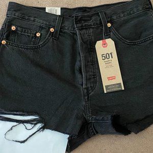 Levi's Women's 501 Cotton High-Rise Denim Shorts